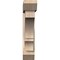 Ekena Millwork Balboa Slat Smooth Bracket w/ Offset Brace, Douglas Fir, 7 1/2"W x 36"D x 36"H BKT0806X36X36BOA06SDF - alternate 2